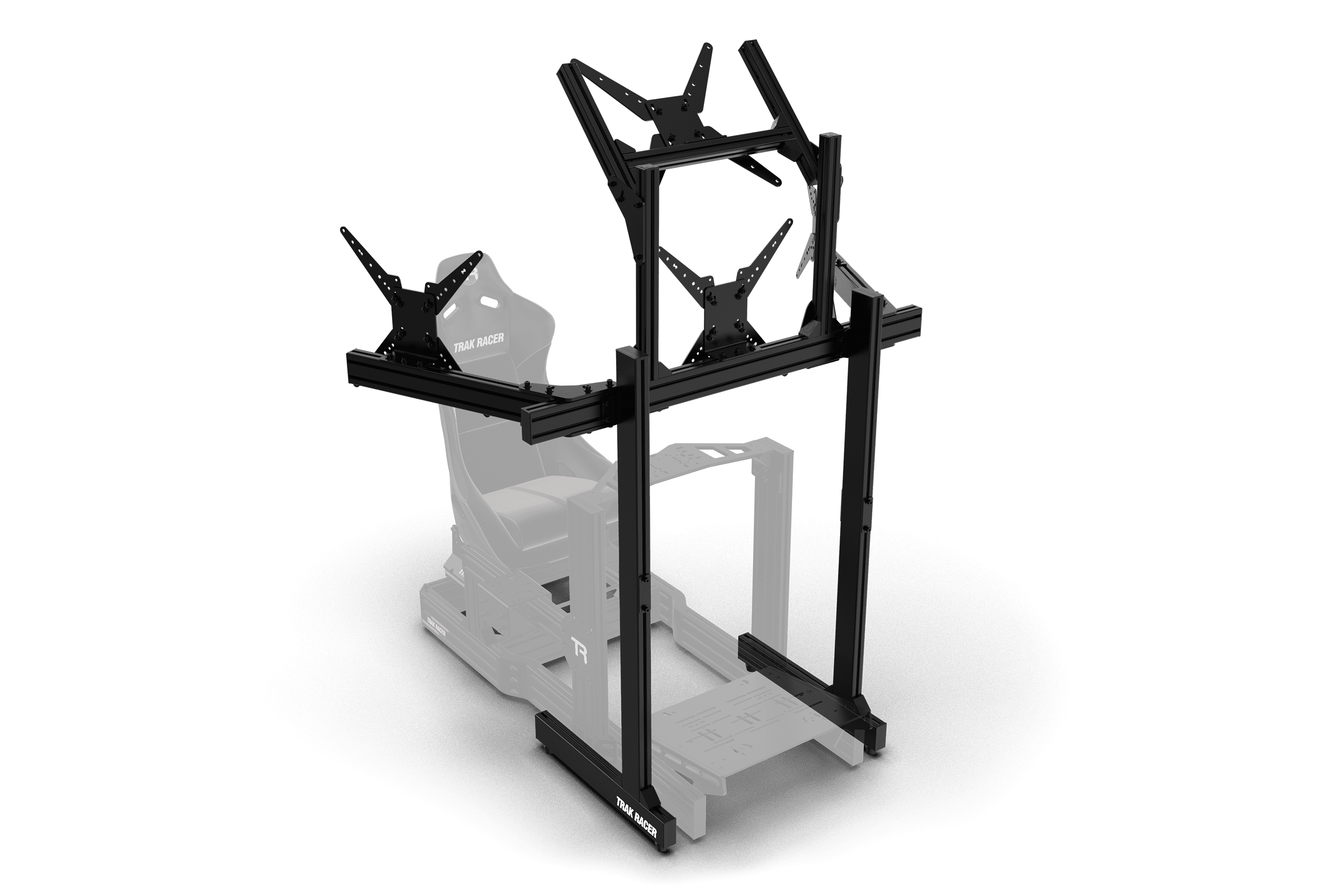 Trak Racer Freestanding Quad Monitor Stand (up to 45")
