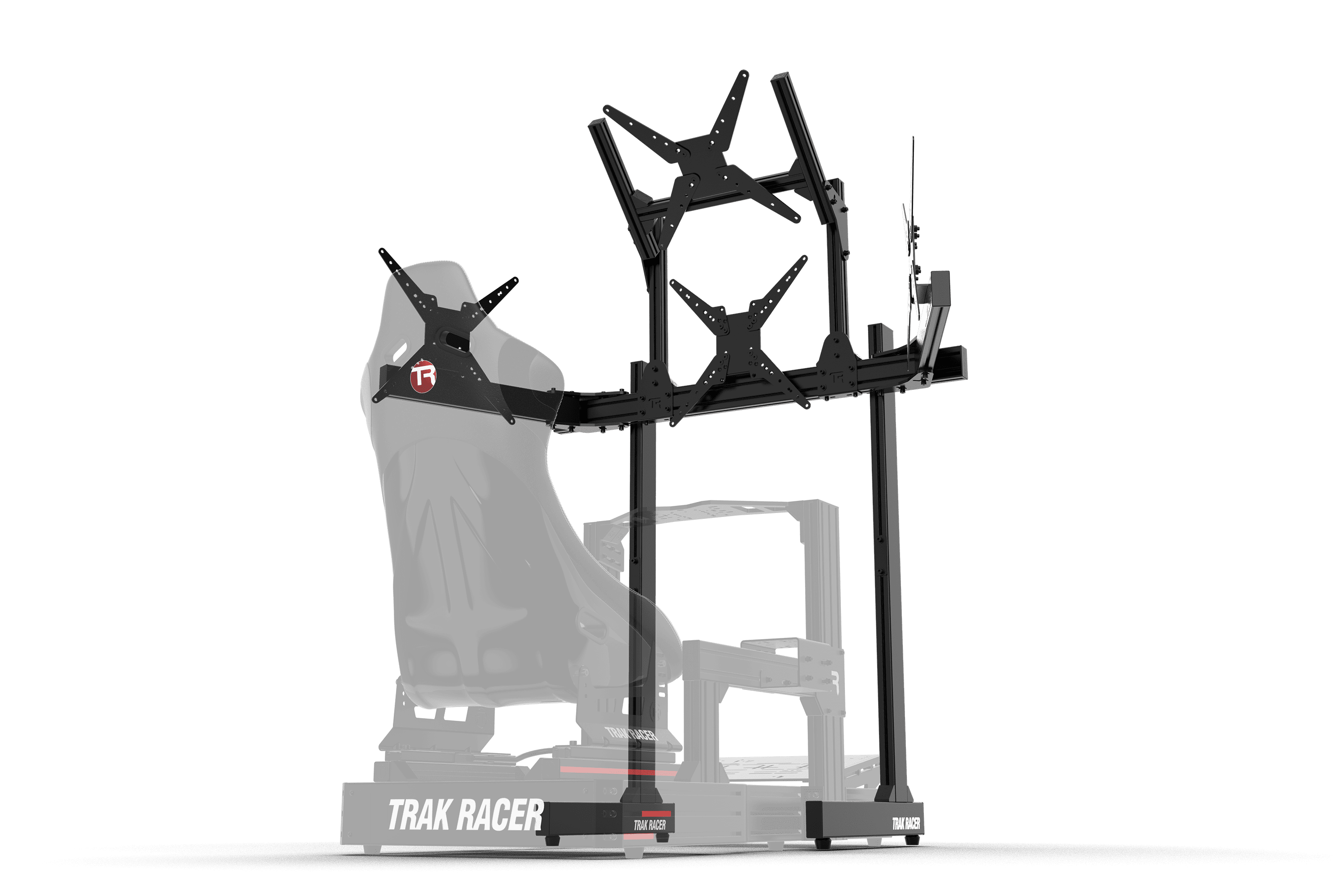Trak Racer Freestanding Quad Monitor Stand (up to 45")