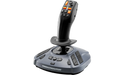 SimTask FarmStick at an angle showing the stick and button base