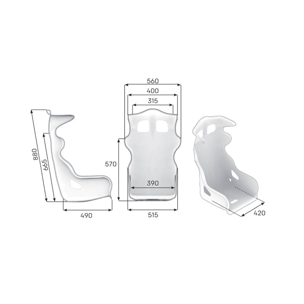 OMP HTE-R 400 Racing Seat