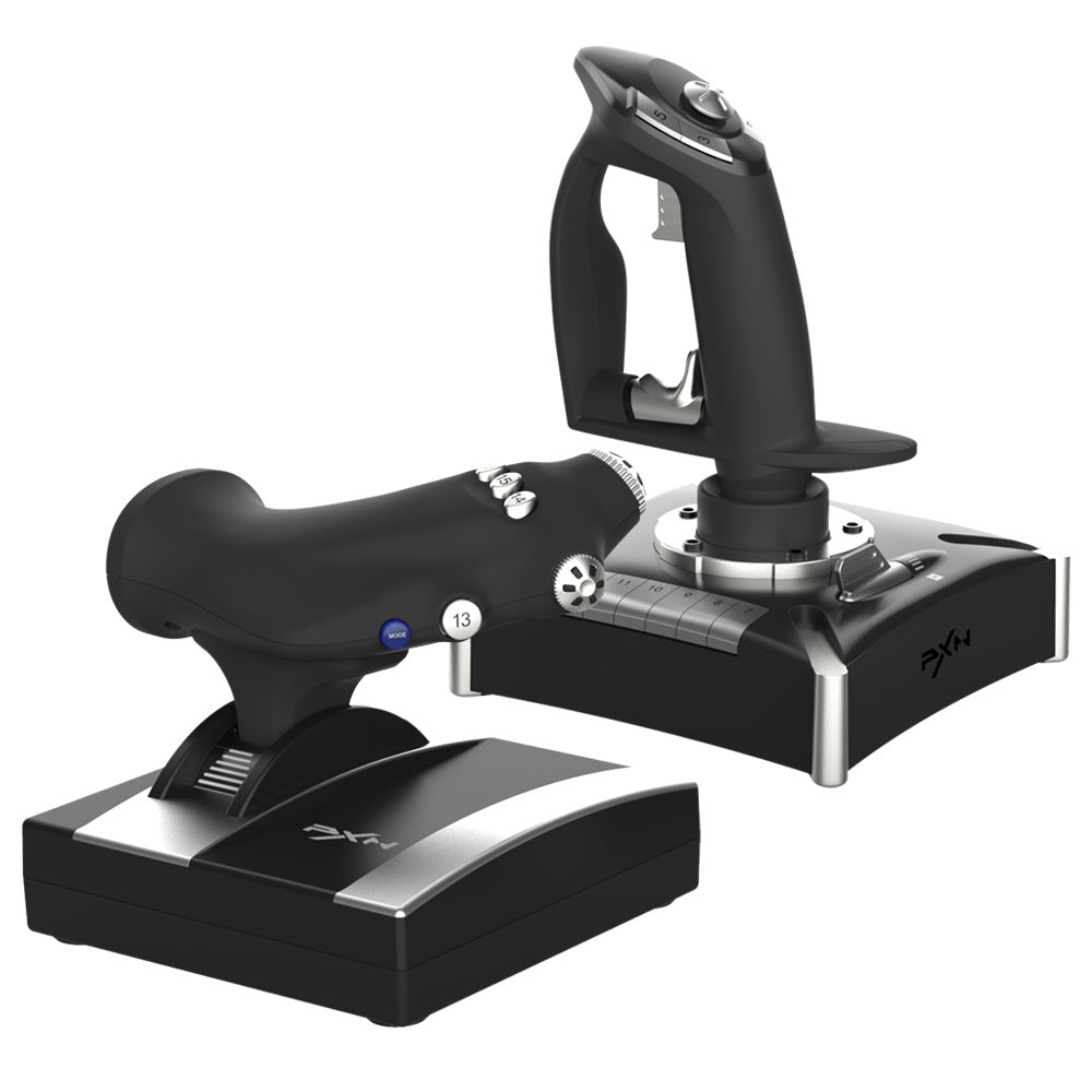 PXN 2119 Pro HOTAS viewed from behind the stick