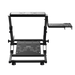 PXN A10 wheel stand front view showing the pedal plate and side shifter plate