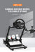 PXN A10 foldable racing wheel stand set up with a racing wheel, pedals and shifter