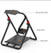 PXN A9 frame with the racing wheel plate, shifter plate and pedal plate labelled