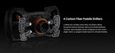 PXN GT ONE four carbon fibre paddles highlighted, shift and clutch