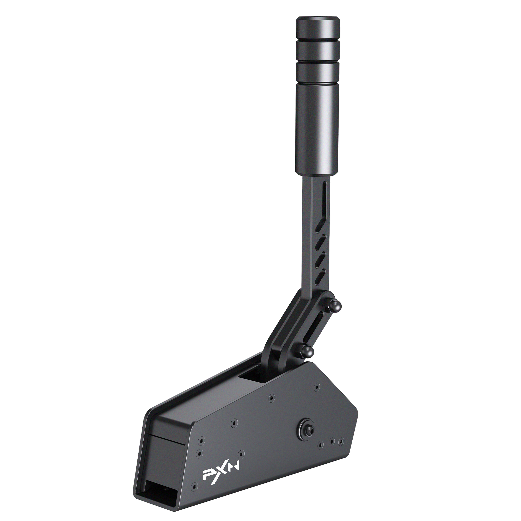 PXN HBS handbrake with the grip in vertical mode