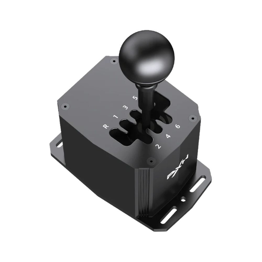 PXN SF-U shifter angled view showing the 7+R gate