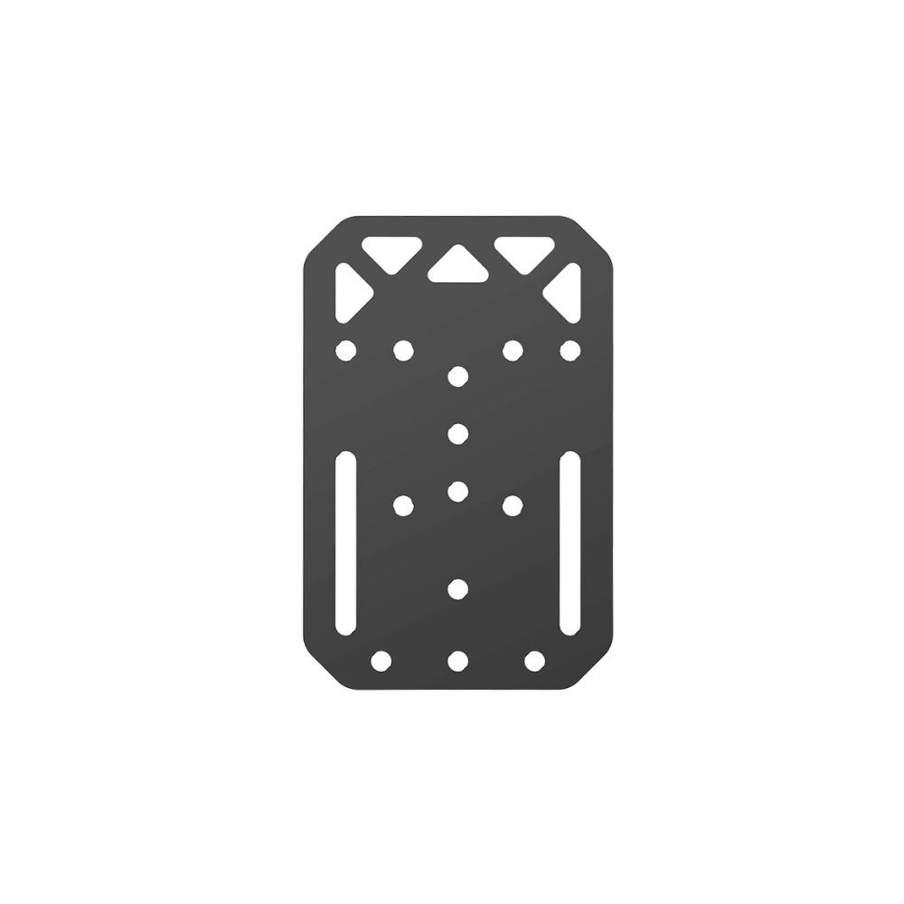 PXN ZD1 CNC carbon steel mounting plate from above