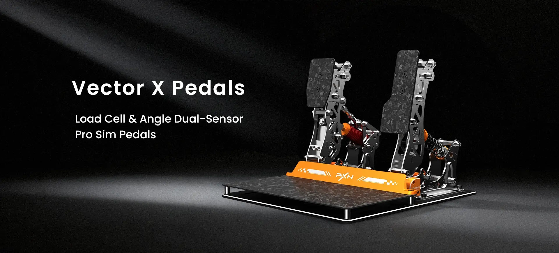 PXN Vector X racing pedal display, throttle and brake