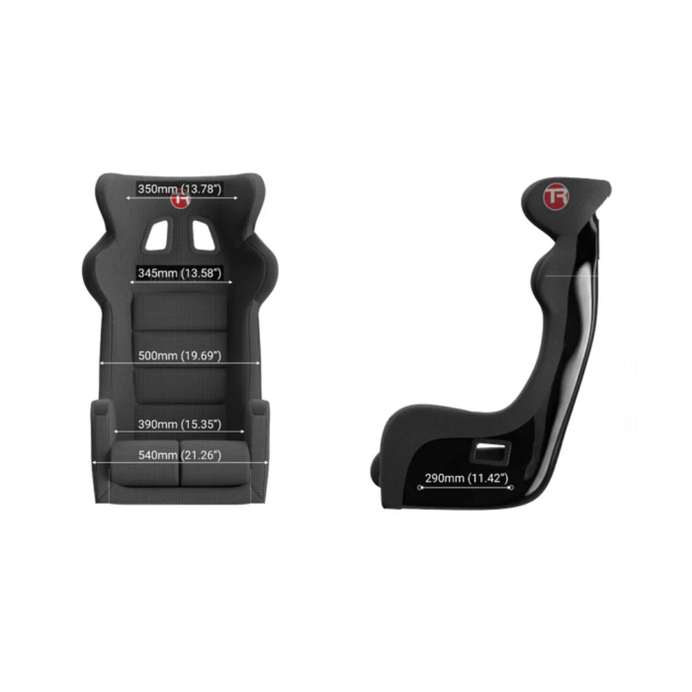 Trak Racer GT racing seat  - measurements