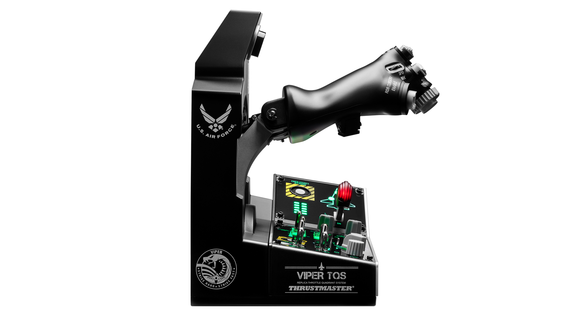 Viper TQS throttle from the side