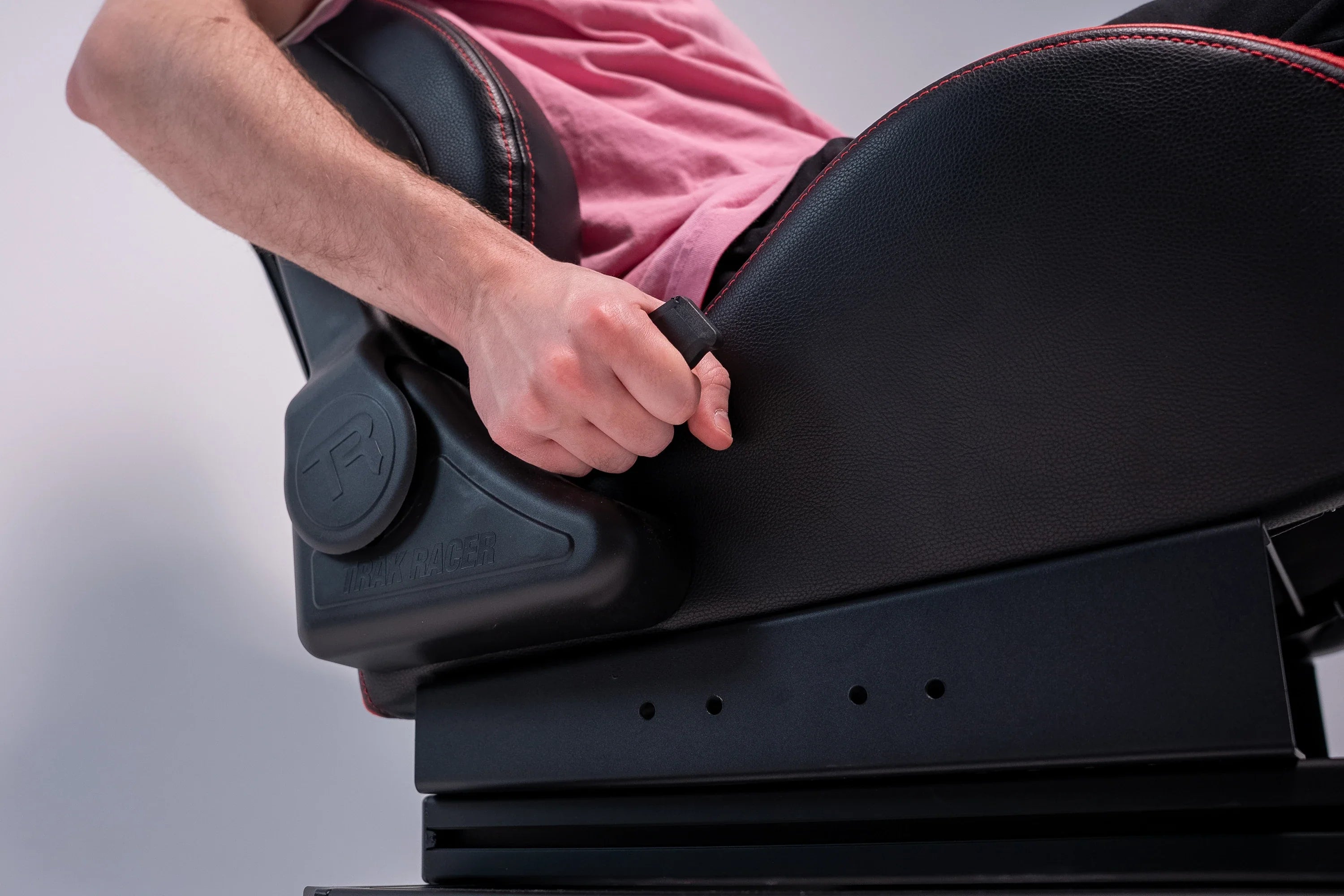Trak Racer RE2 Reclining Sim Racing Seat (Black/Red)