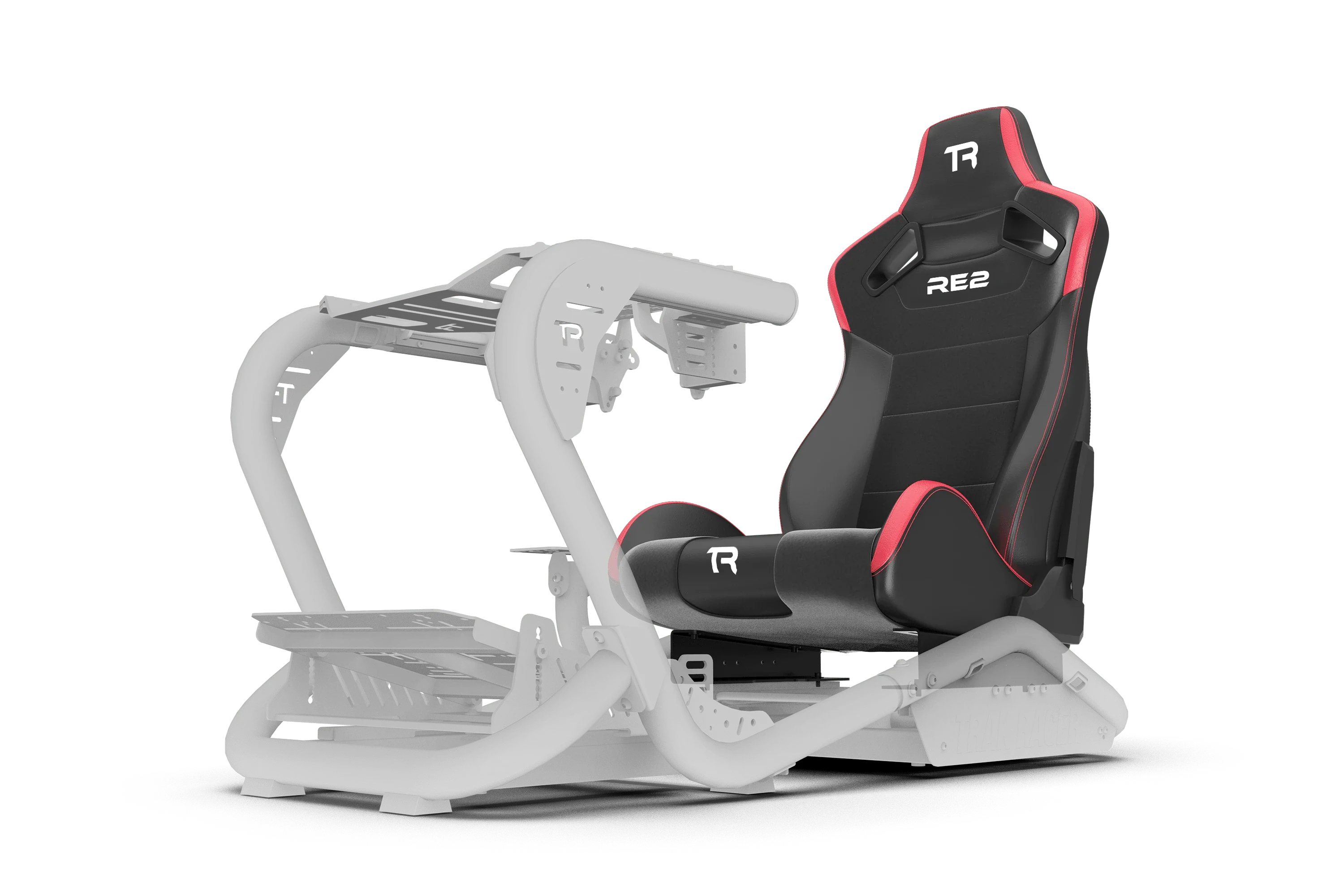 Trak Racer RE2 Reclining Sim Racing Seat (Black/Red)