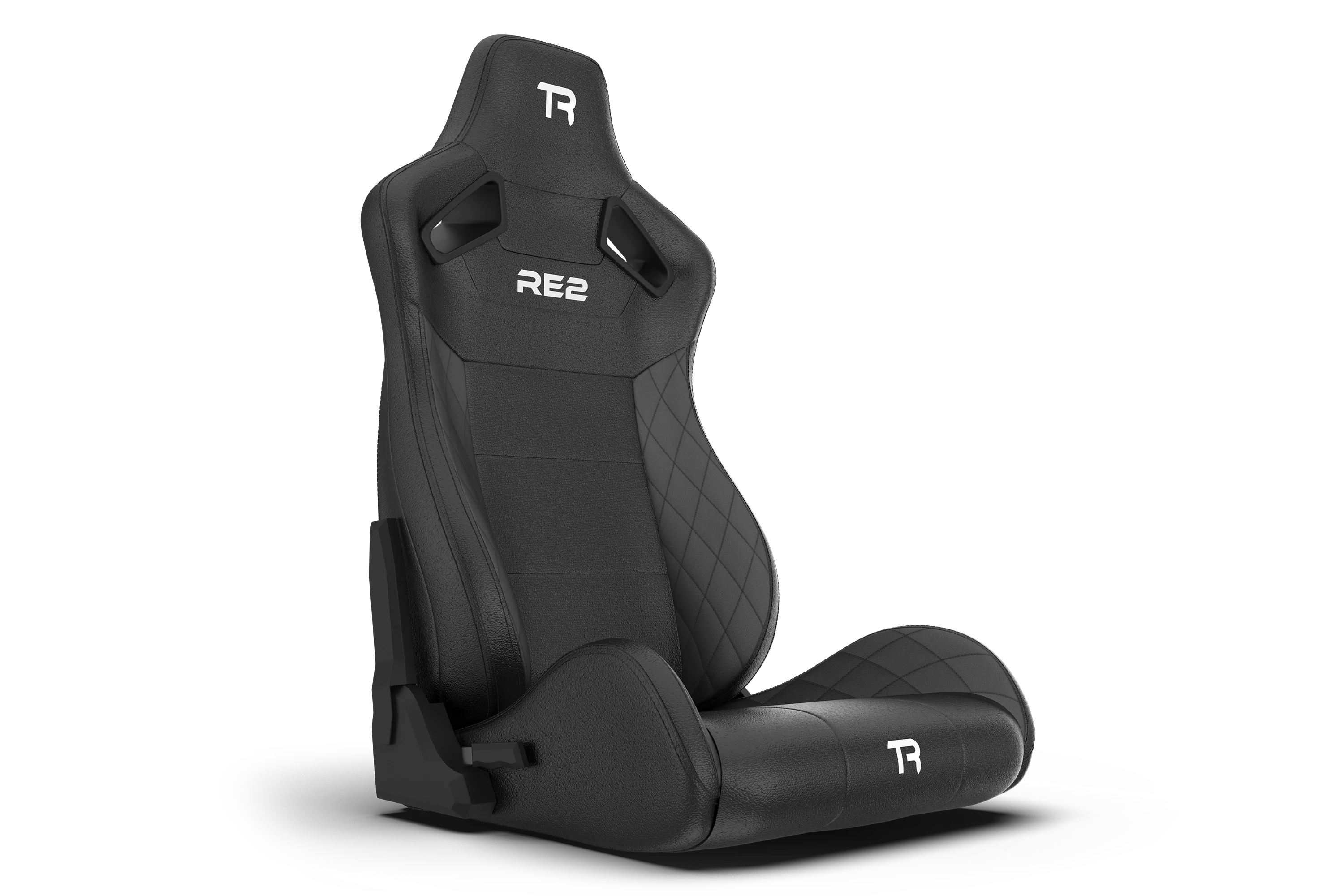 Trak Racer RE2 Dual-Lock Reclining Sim Racing Seat (Black)
