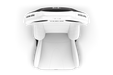 Trak Racer RE2 Reclining Sim Racing Seat (White Diamond Stitch), additional product view