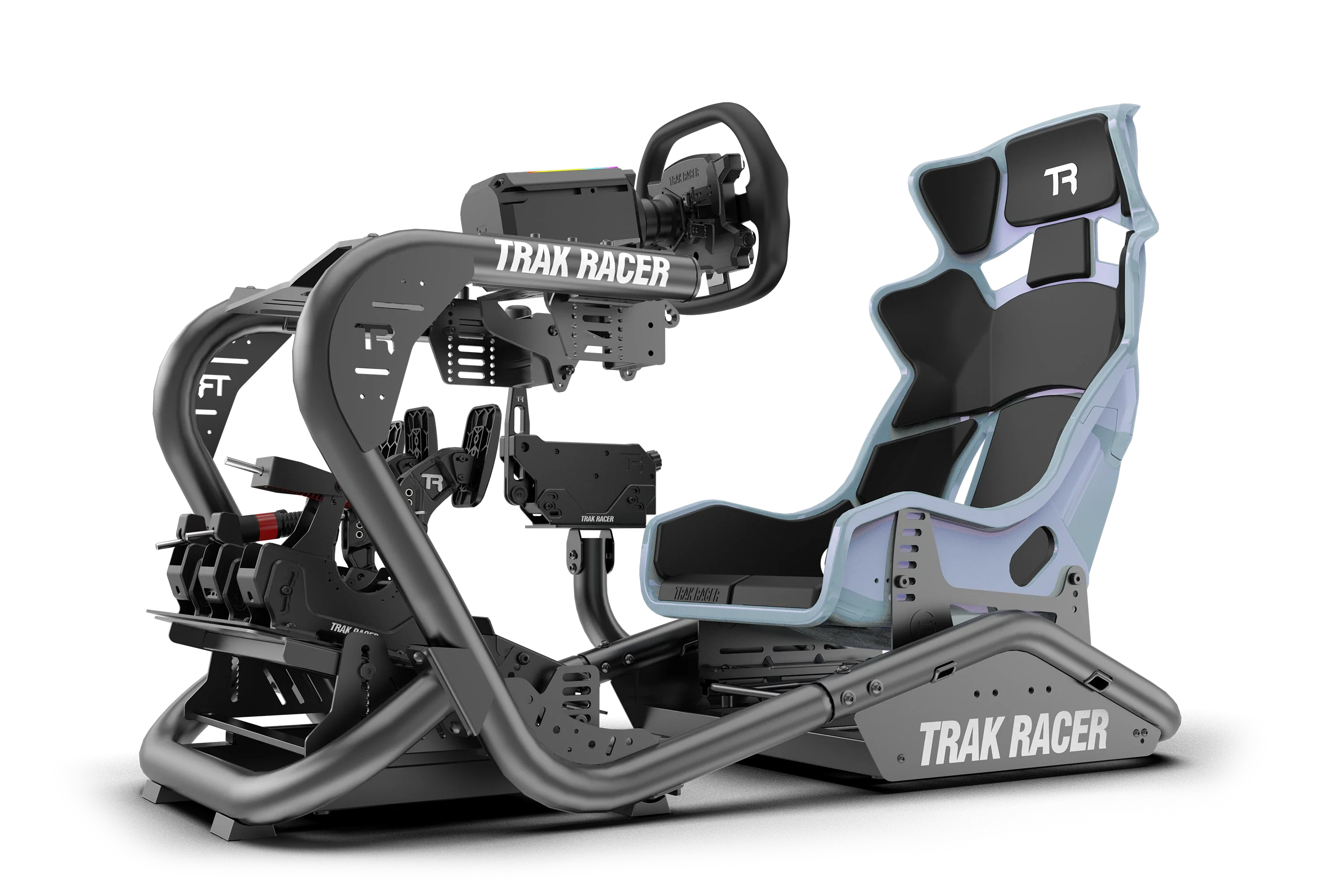 Trak Racer TR Series GT Racing Seat (Pearlescent), fitted to a Trak Racer cockpit 2