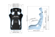 Trak Racer TR Series GT Racing Seat (Pearlescent), fitted to a Trak Racer cockpit 4