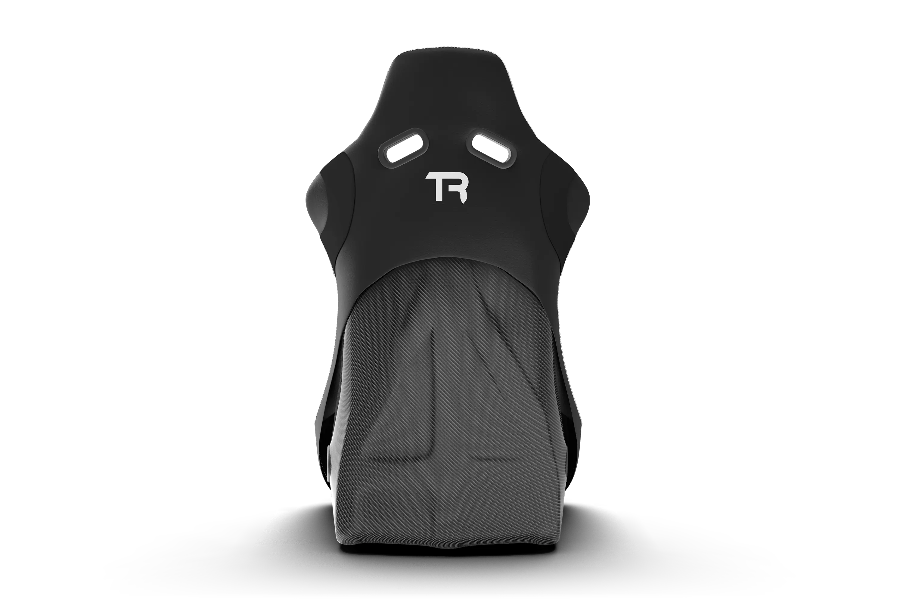 Trak Racer RS GT Rally Carbon Fibre Look Racing Seat, rear view