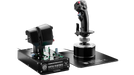 HOTAS Warthog stick and throttle at an angle