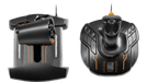 Rear and top views of the TWCS throttle and FCS joystick