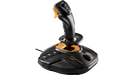T.16000M FCS joystick at an angle showing the base buttons