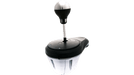 TH8A shifter front view with metal gear stick and knob