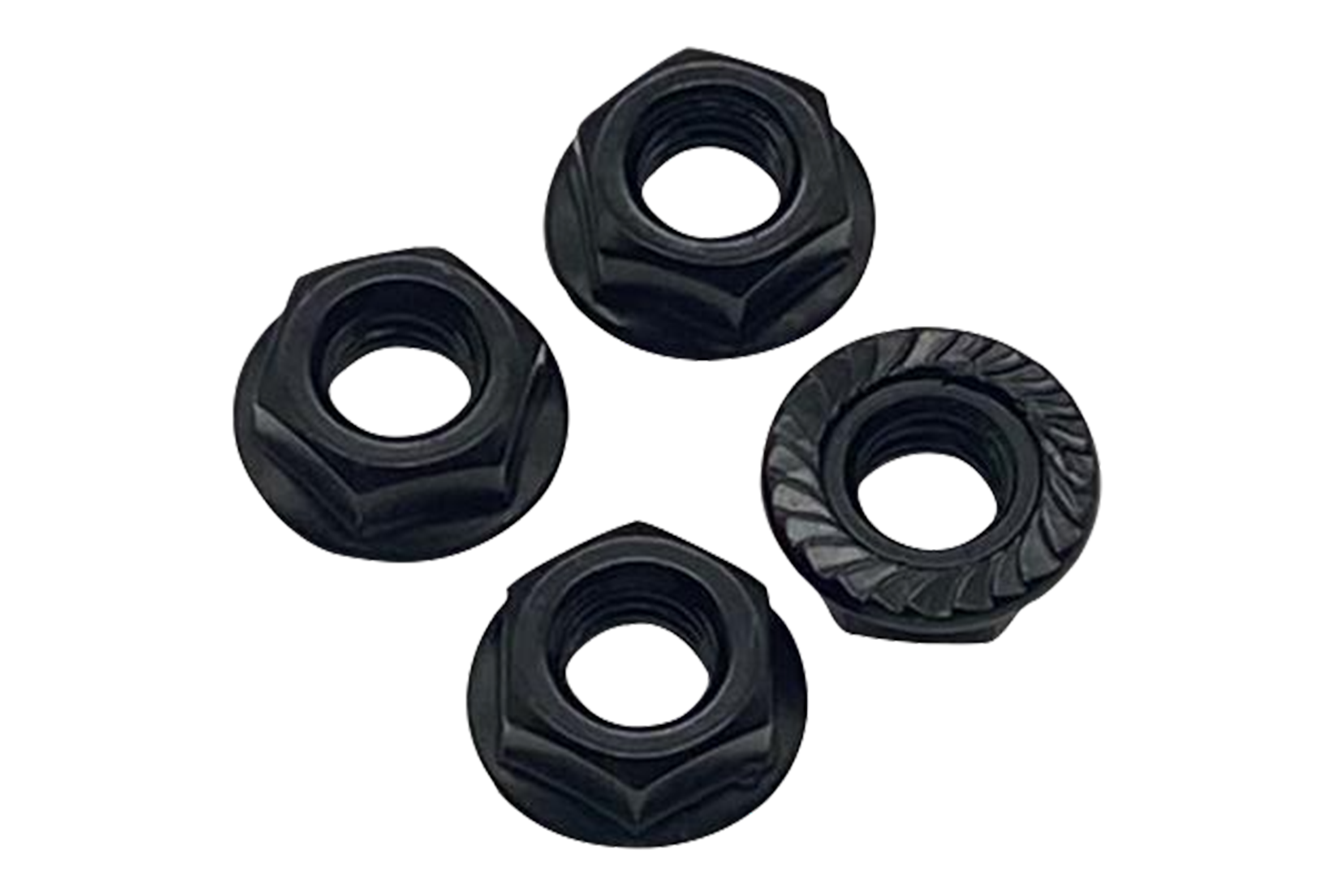 Trak Racer M8 Flange Nuts (Set of 4)