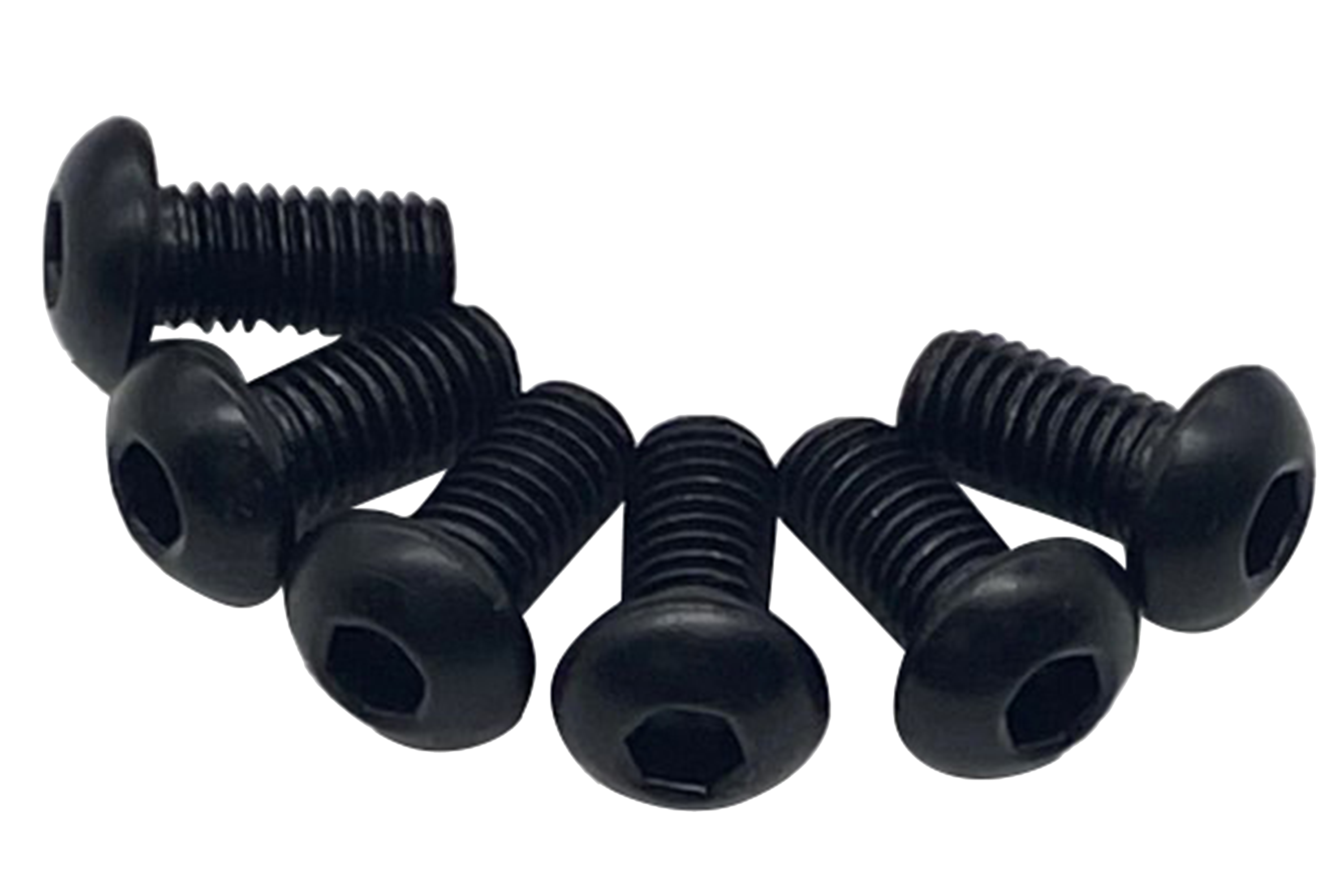 Trak Racer M8 Button Head Hex Screws (Set of 6)