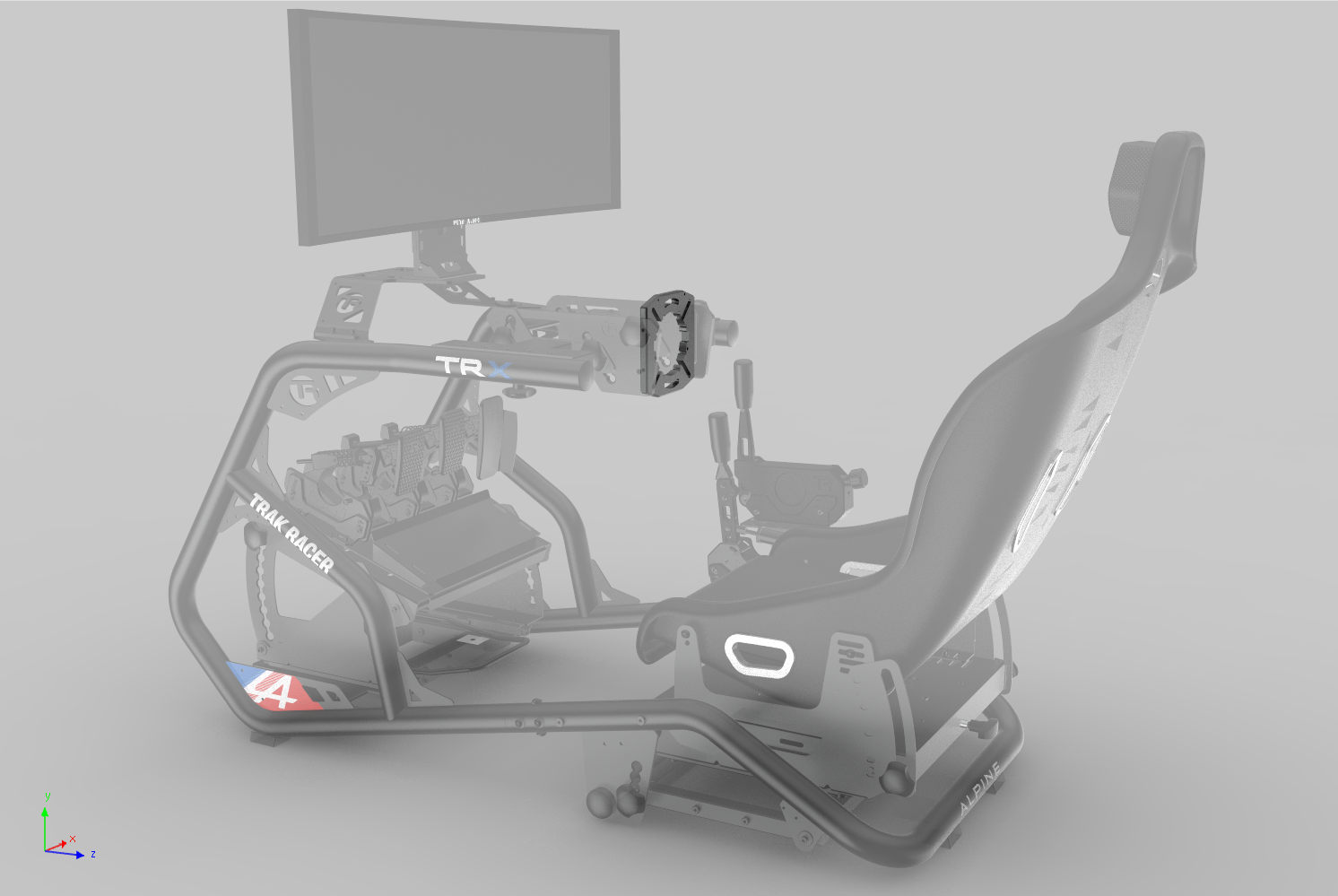 Trak Racer TR One V3 Front Mount for Simucube, VRS & Simagic Alpha, additional product view 5