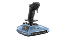 TCA Sidestick X Airbus Edition from the right showing the rear connectors
