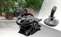 SimTask FarmStick alongside a wheel and steering kit
