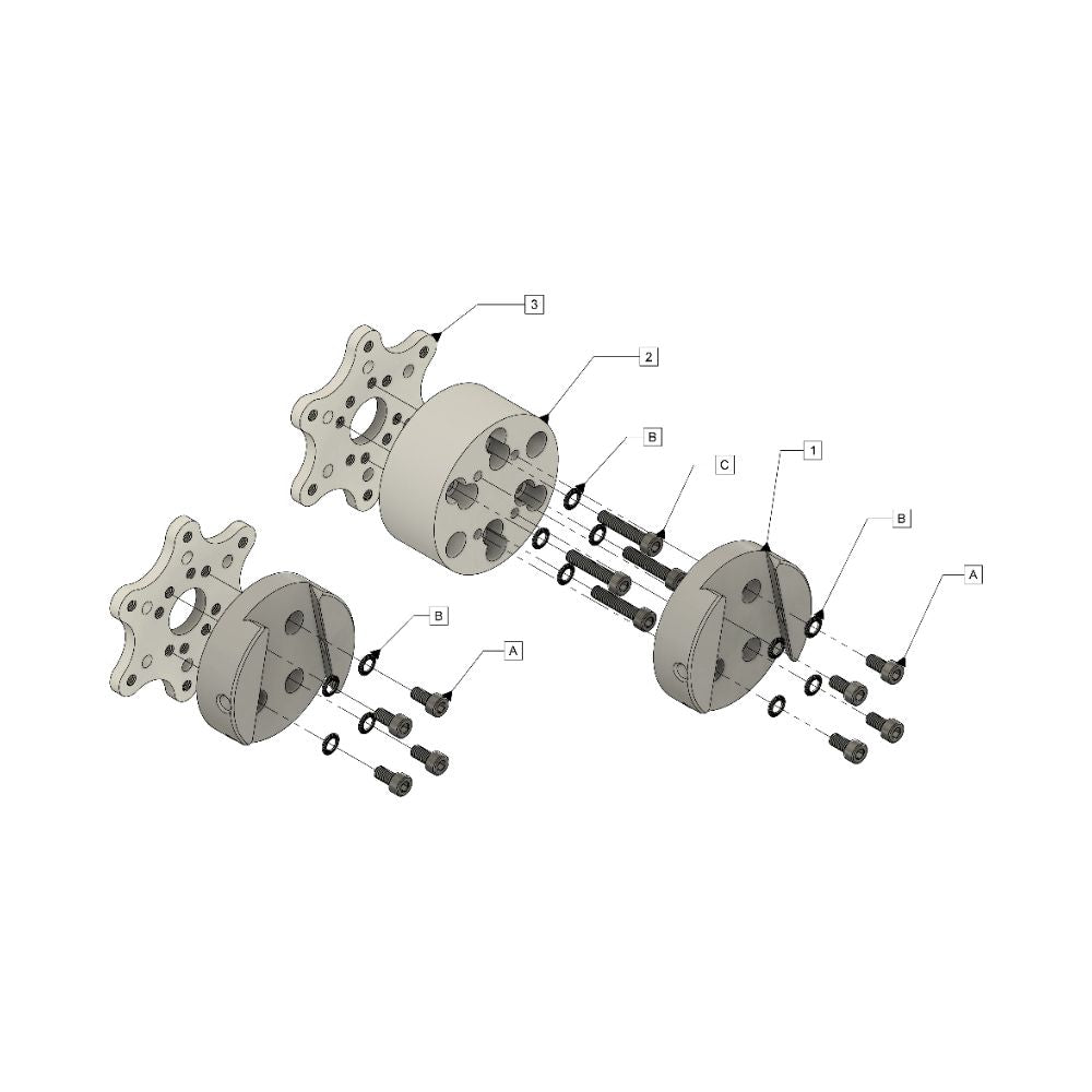 Simucube Wheel Side Quick Release
