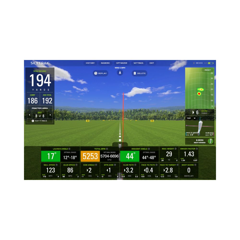 SkyTrak Golf Training Simulator Package