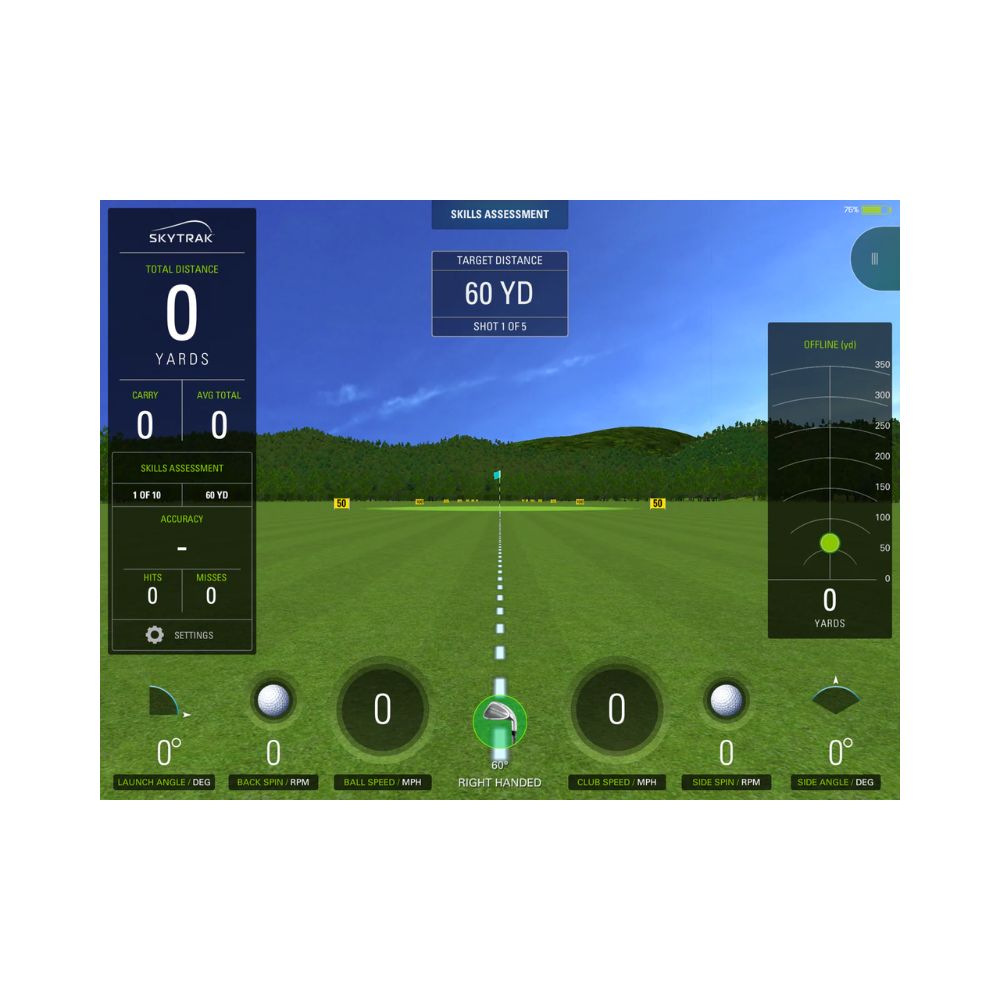 SkyTrak+ Golf Training Simulator Package