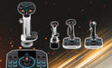 Sol-R grip and base shown with compatible Thrustmaster grips