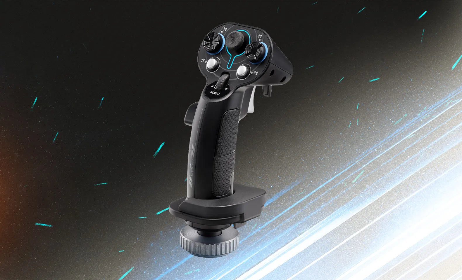 Sol-R 3 grip on a space-themed background