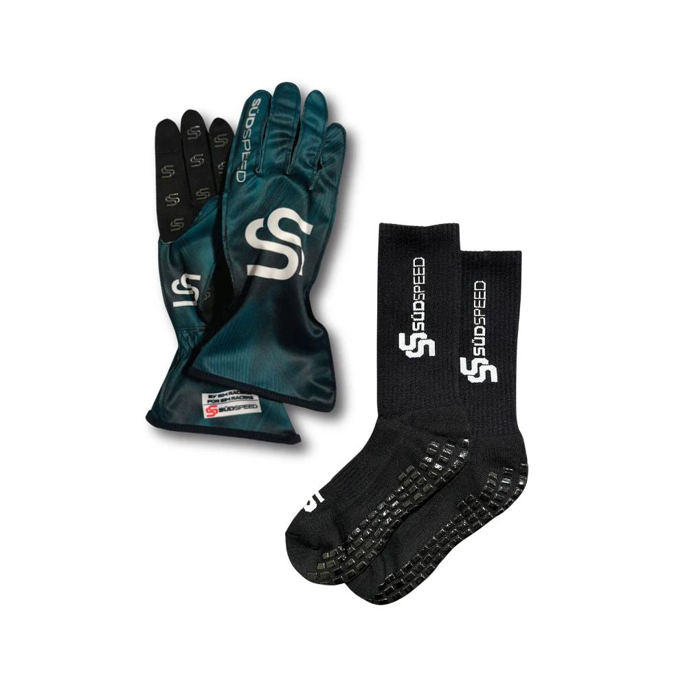 Südspeed Sim Racing Gloves + Socks Bundle