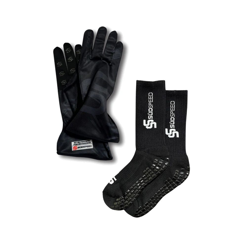 Südspeed Sim Racing Gloves + Socks Bundle