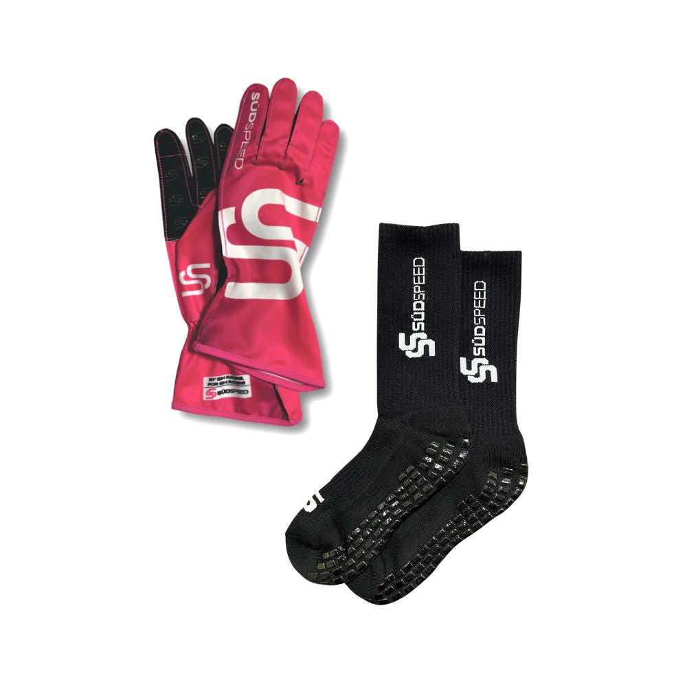 Südspeed Sim Racing Gloves + Socks Bundle