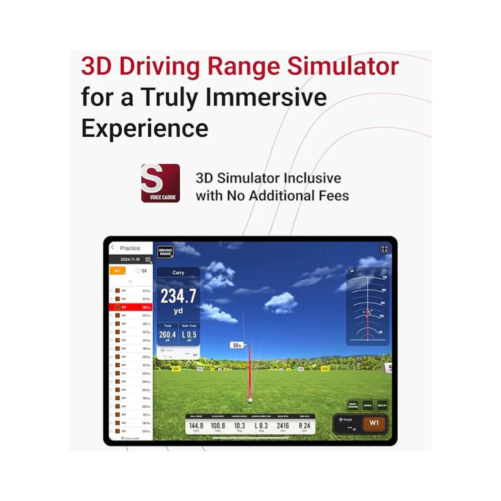 Swing Caddie SC4 Golf Training Simulator Package