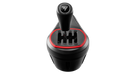 Front view of the TH8S shifter showing the 7+1 H-pattern shift plate