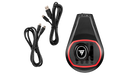 TH8S shifter from above with the included mini-DIN and USB-C cables