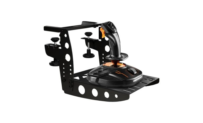 TM Flying Clamp holding a joystick and throttle