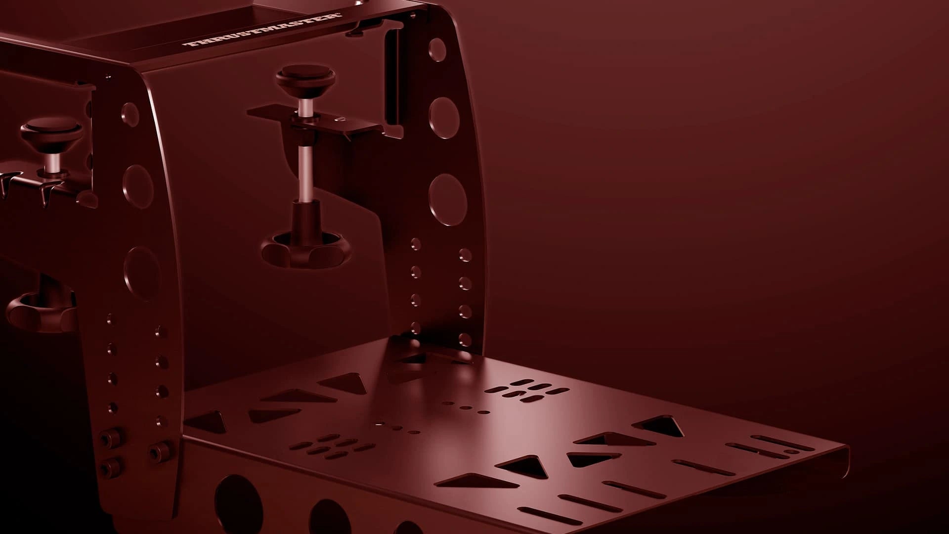 TM Flying Clamp on a red background