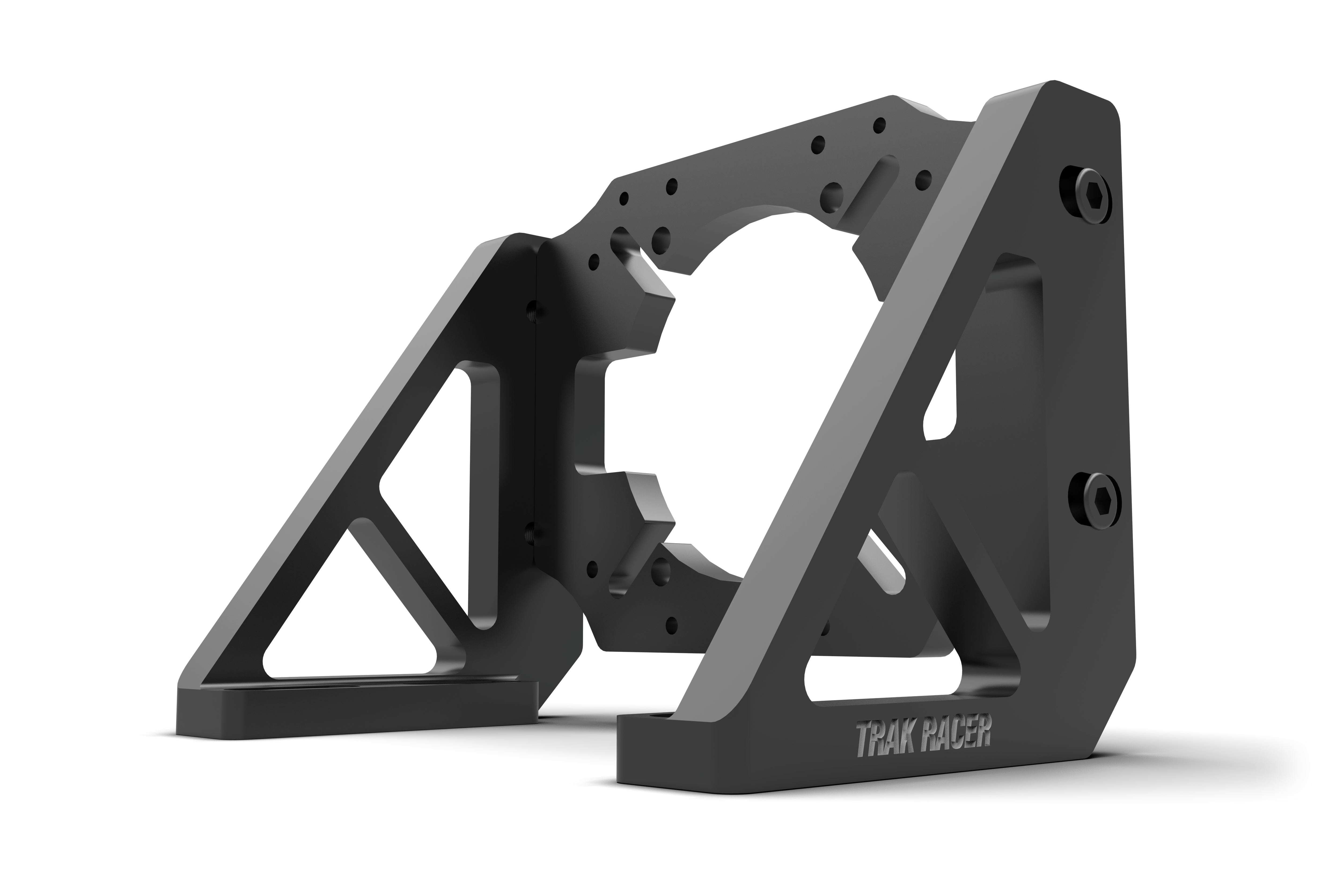 Trak Racer TR One Universal Mount for MOZA Wheelbases, hero product view 3