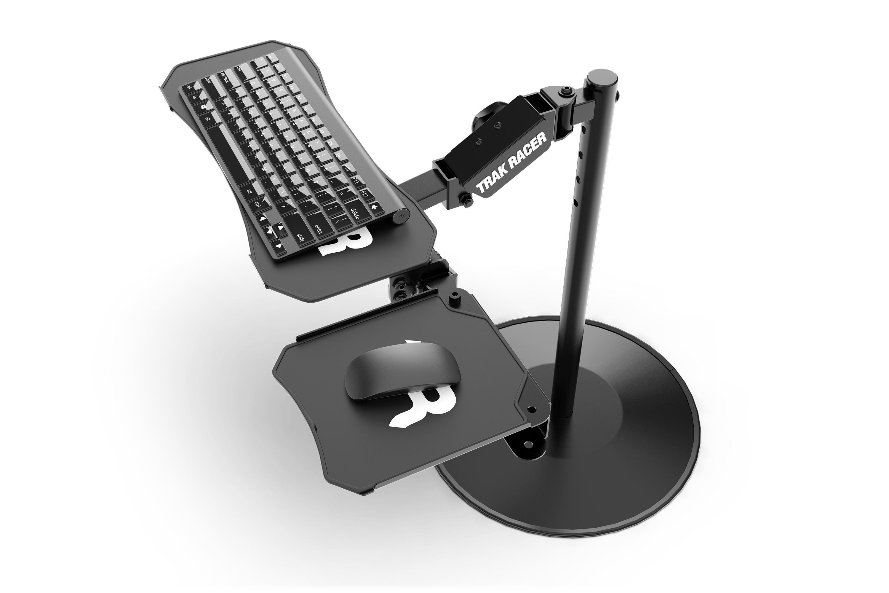 Trak Racer Adjustable Free-Standing Keyboard & Mouse Tray