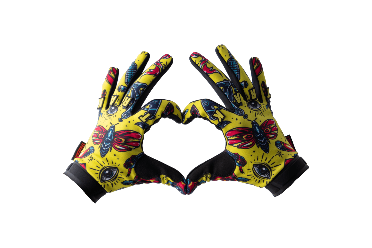 Trak Racer Sim Racing Gloves (Yellow), main product image