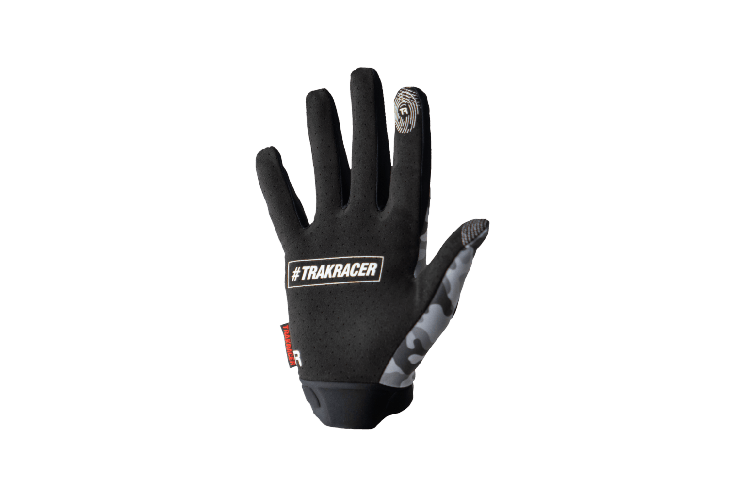 Trak Racer Sim Racing Gloves (Grey Camo), additional product view 2