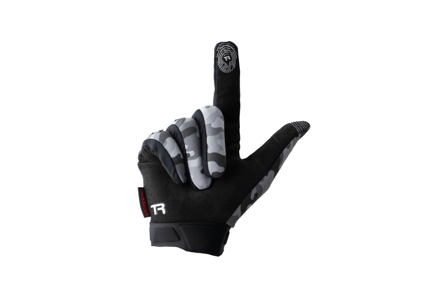 Trak Racer Sim Racing Gloves (Grey Camo), additional product view 6