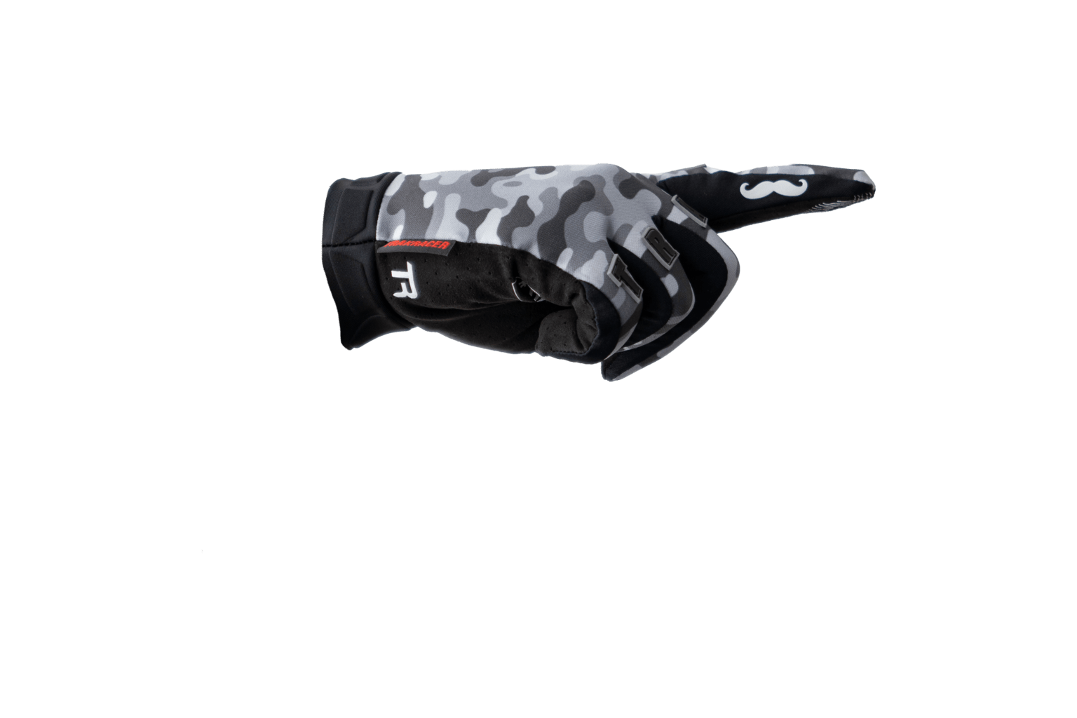 Trak Racer Sim Racing Gloves (Grey Camo), additional product view 7